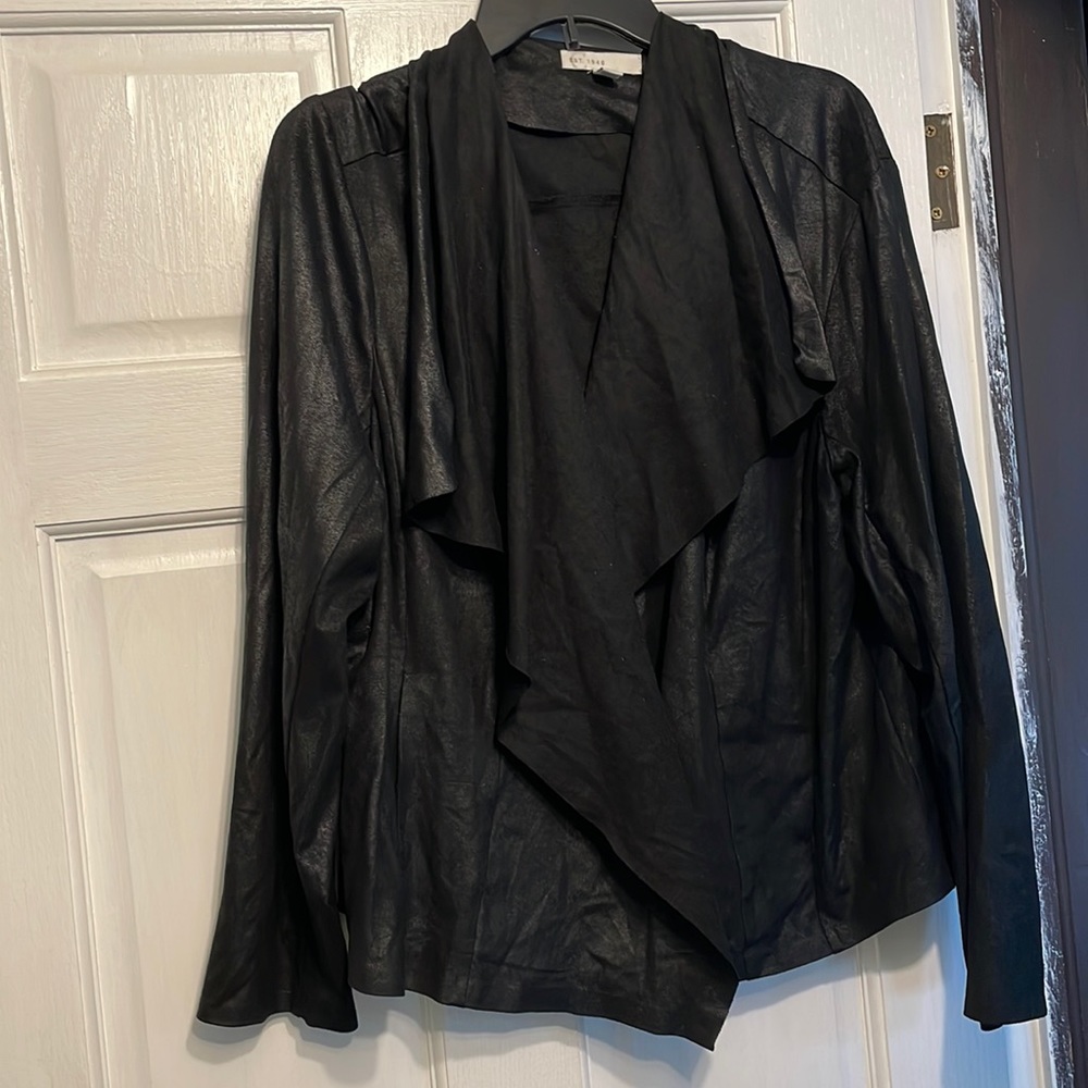 Black bomber jacket